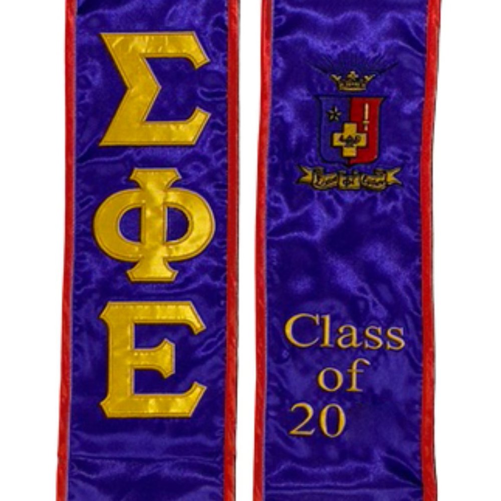 Sigma Phi Epsilon class of 2025 Graduation Stole Sash